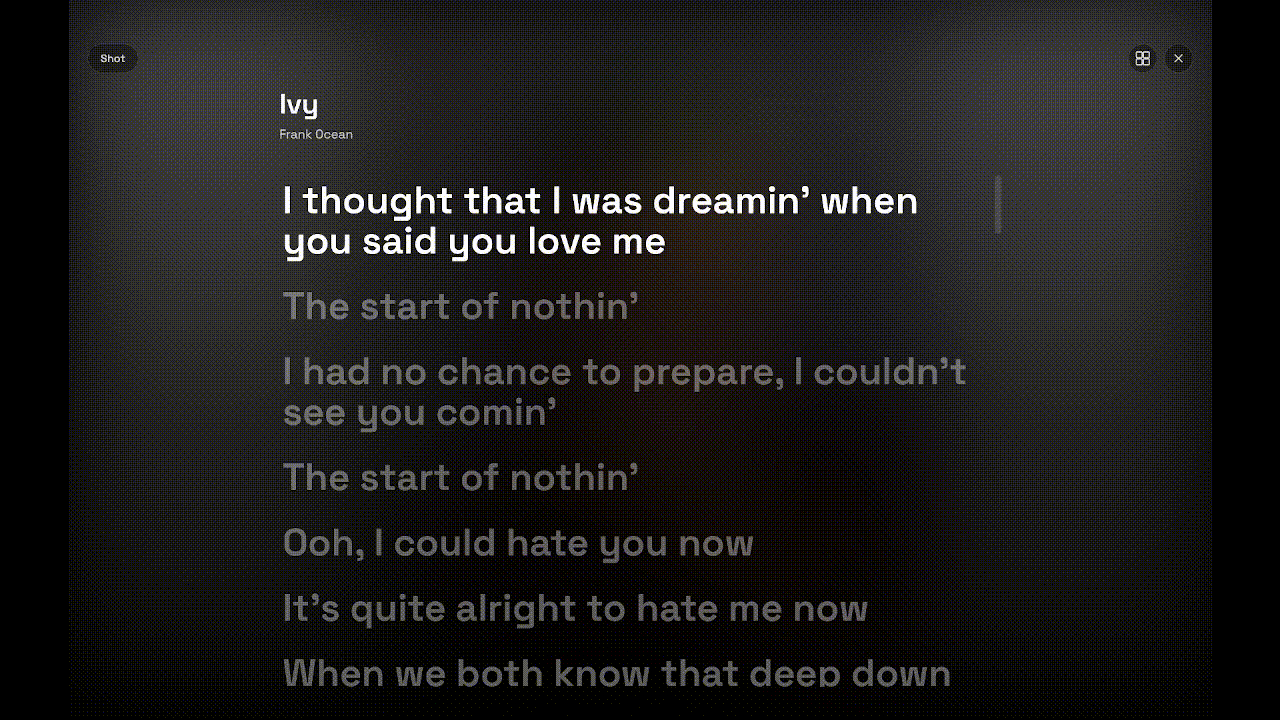 RustySound browsing animation